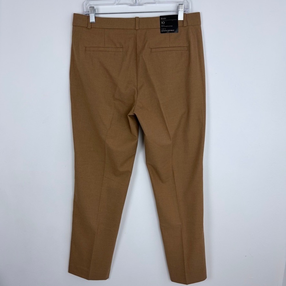 Banana Republic Factory Ryan Mid Rise Straight Leg Trouser Career Basic Size 10 - Picture 6 of 9